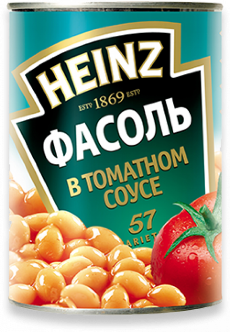 Фасоль ТМ Heinz белая в томатном соусе 400г