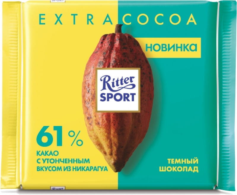 Шоколад ТМ Ritter Sport какао 61% 100г
