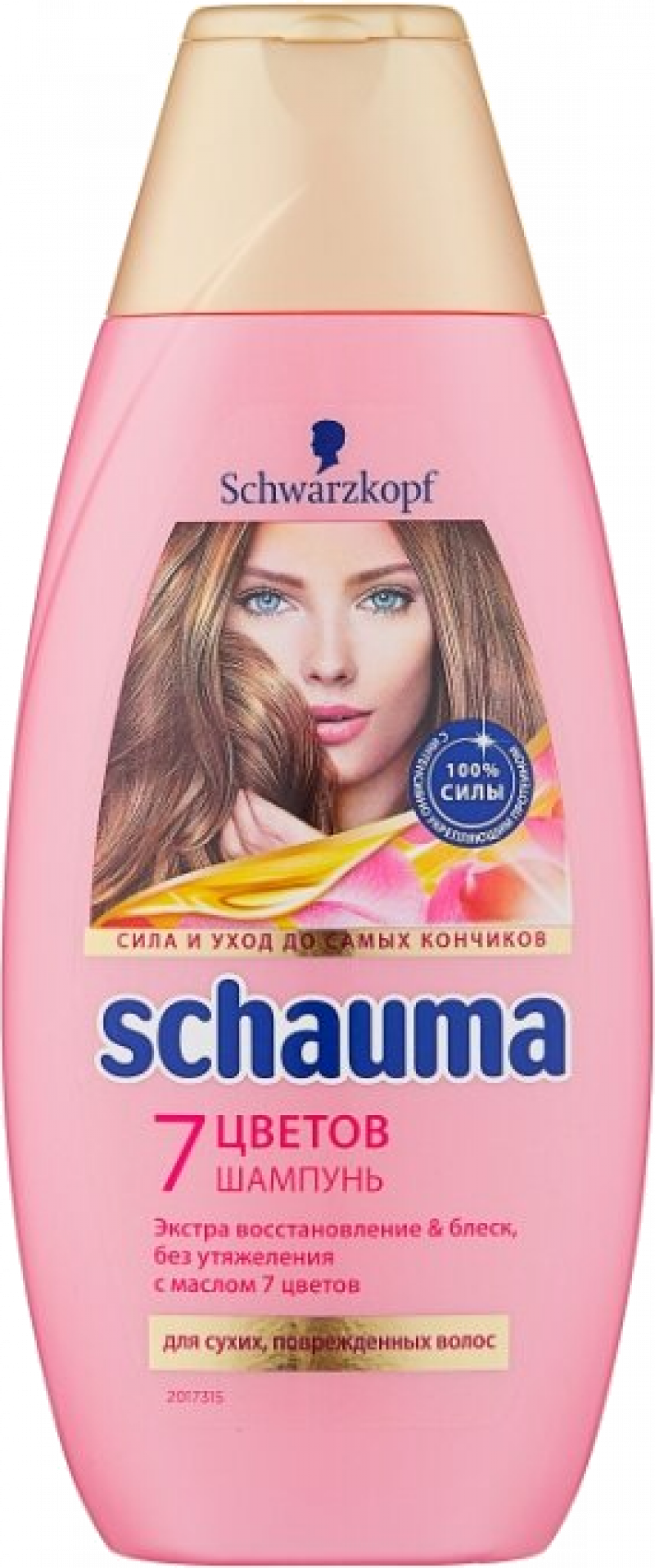 Шампунь ТМ Schauma 7 Цветов для сухих поврежденных волос 380мл
