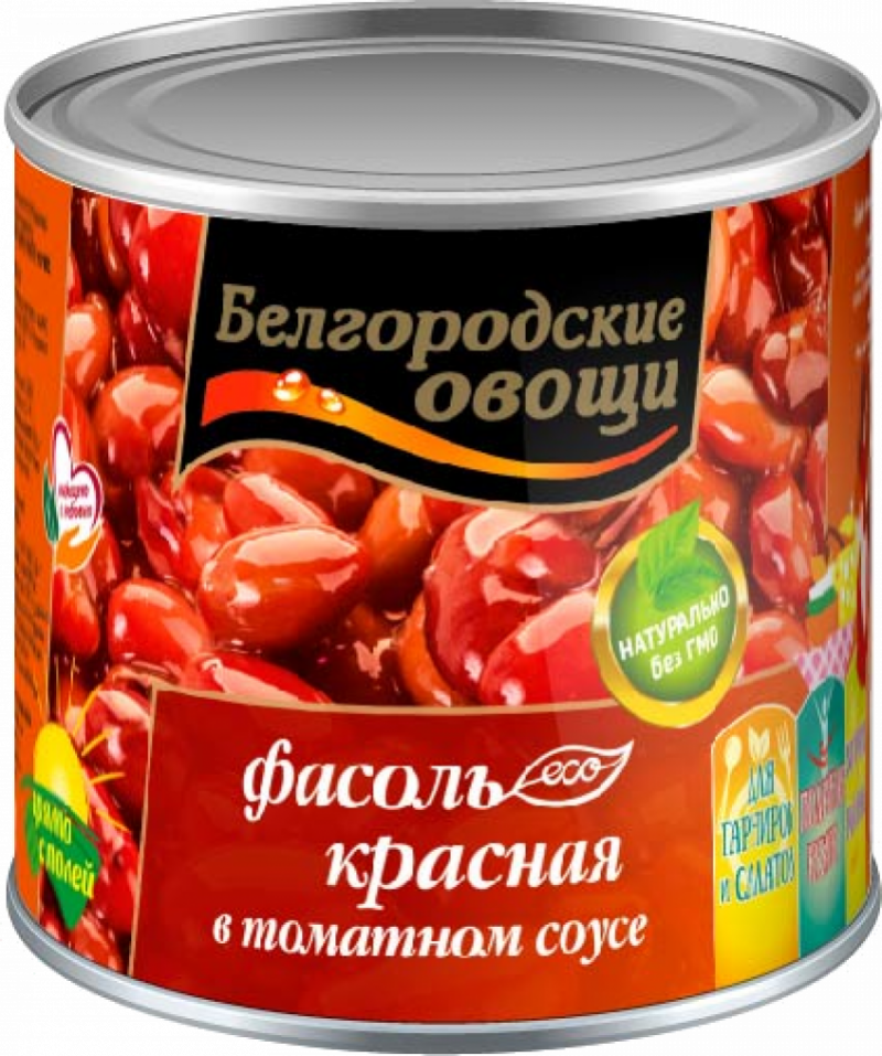 Фасоль красная ТМ Белгородские овощи в томатном соусе 400г