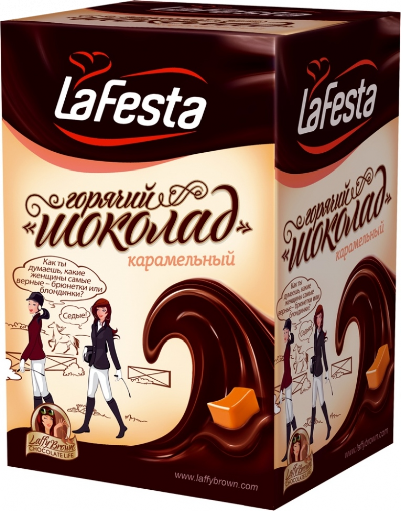 Горячий шоколад ТМ La Festa карамель 22г