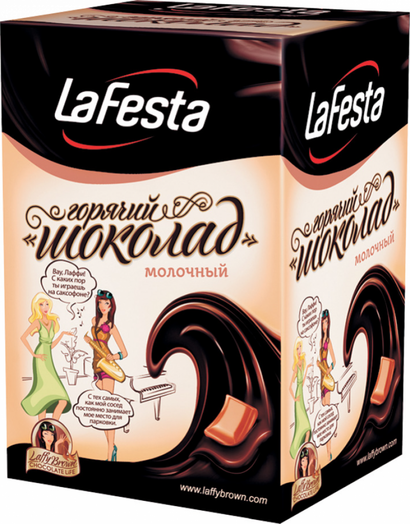 Горячий шоколад ТМ La Festa молочный 22г