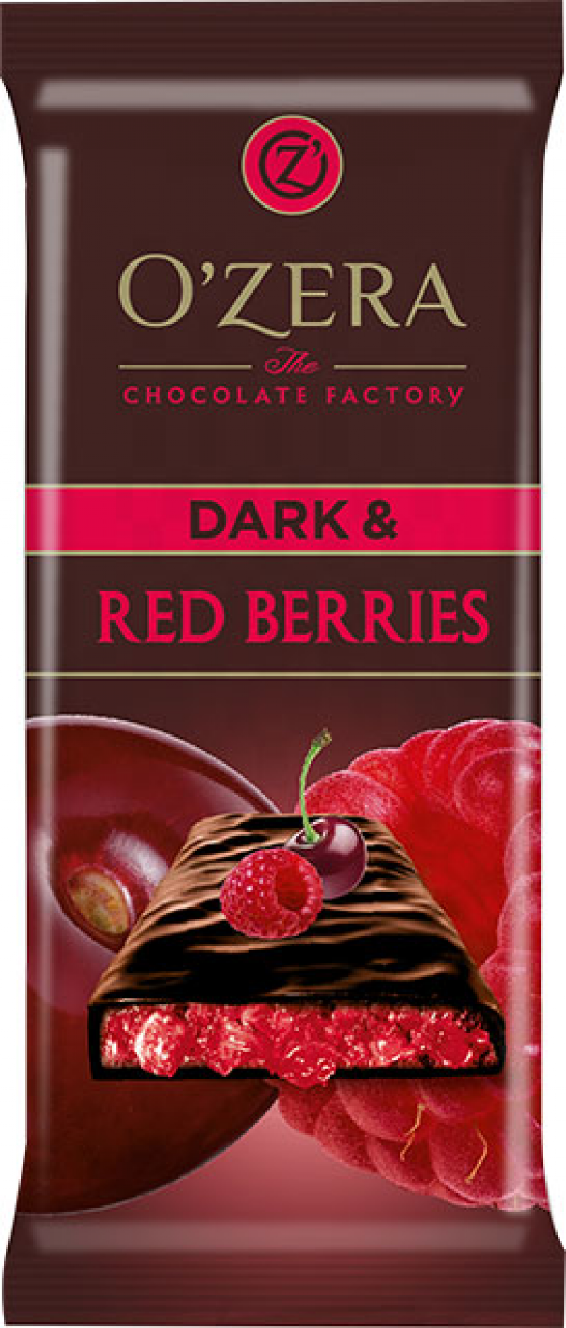 Шоколад ТМ OZera Dark & Red berries 90г