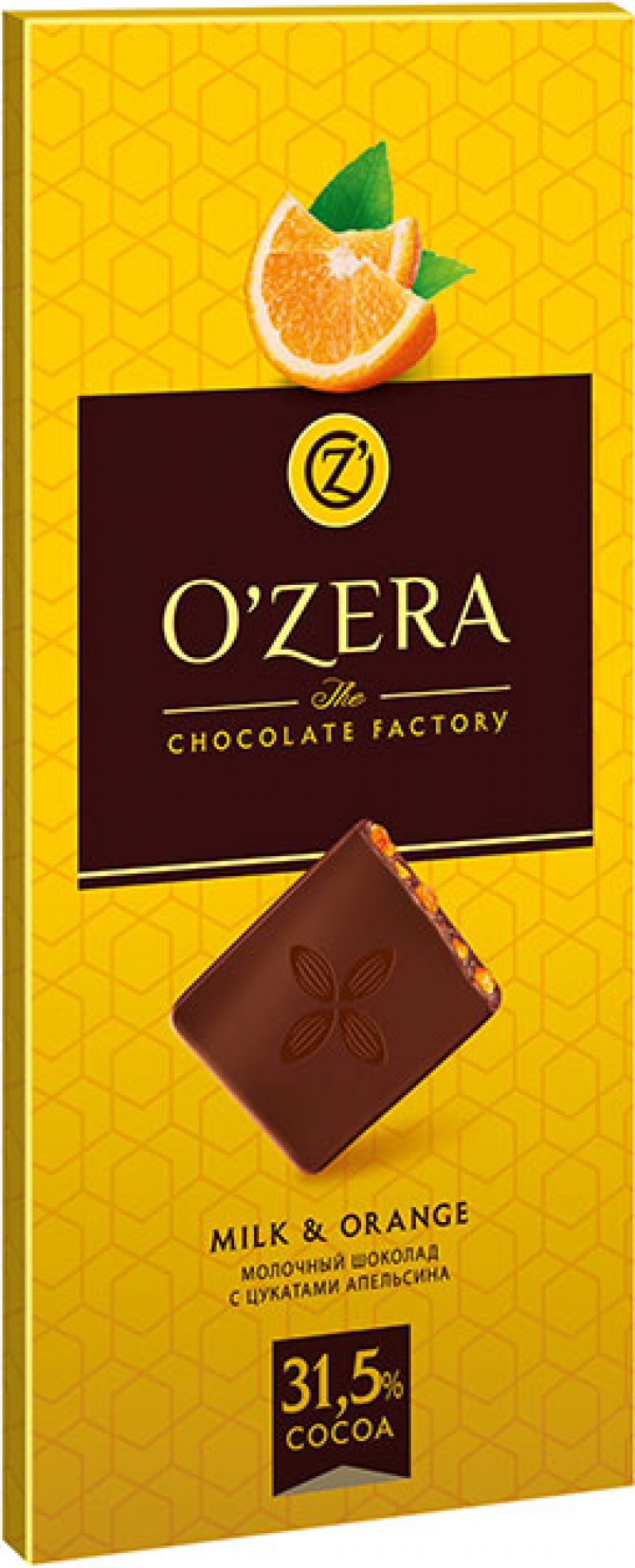 Шоколад ТМ OZera Milk & Orange 100г