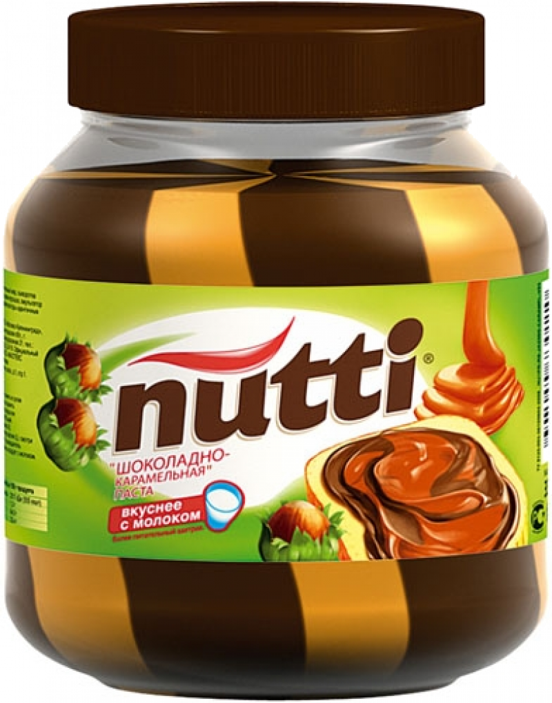 Паста ТМ Nutti шоколадно-карамельная 330г