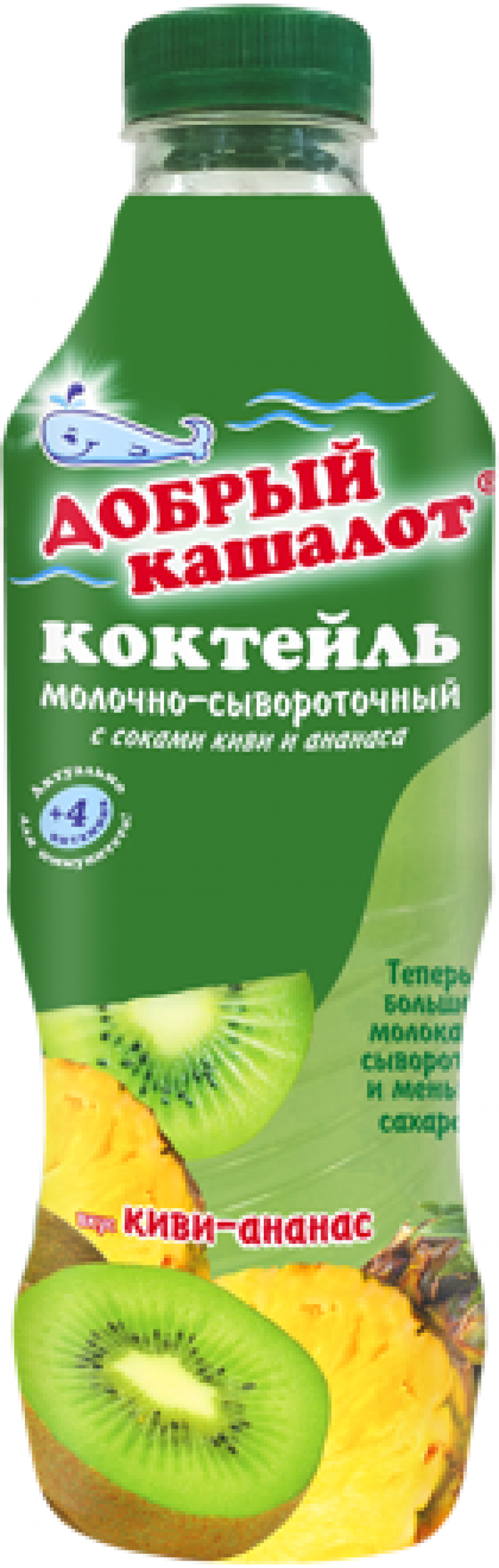 Напиток молочный ТМ Добрый Кашалот Киви-Ананас 930г