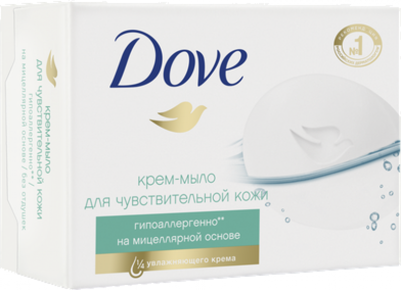 Мыло ТМ Dove Гипоаллергенное для чувствительной кожи 100г