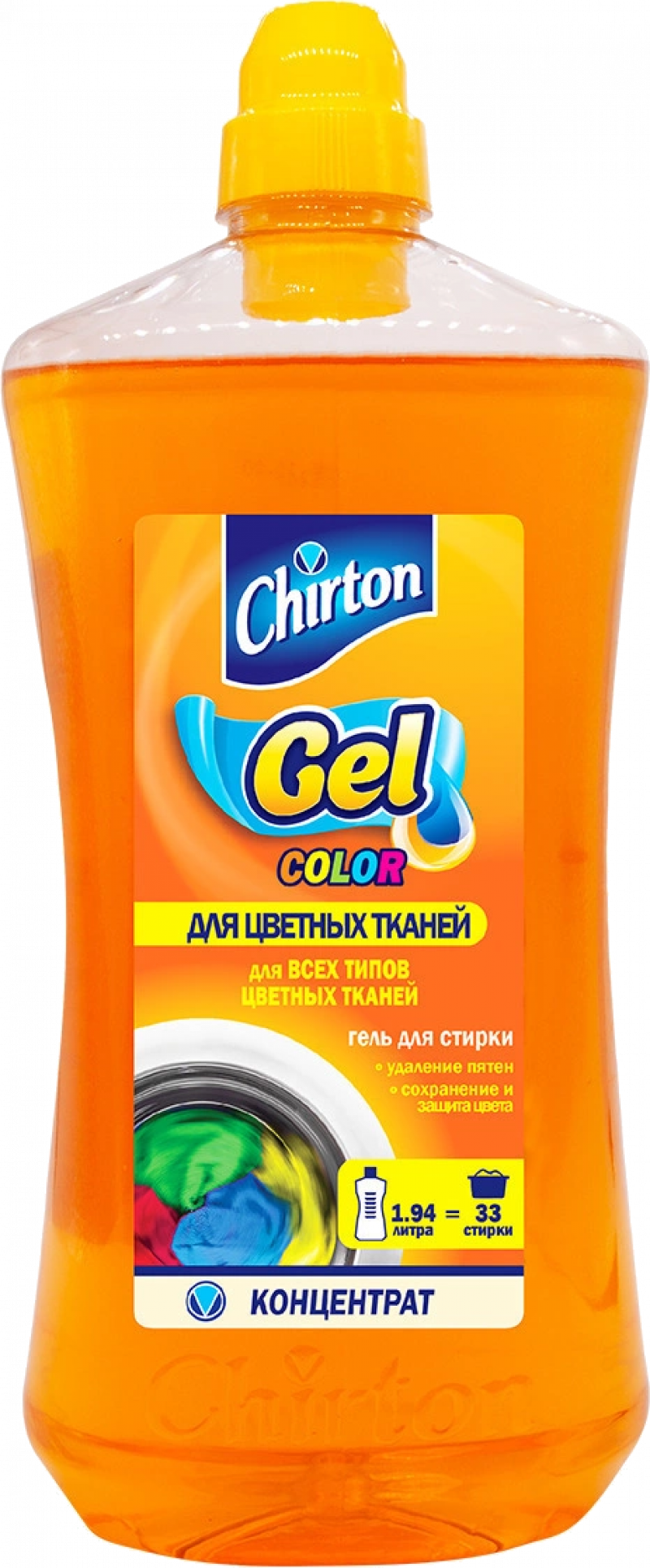 Гель-концентрат ТМ Chirton Для цветных тканей 1.94л