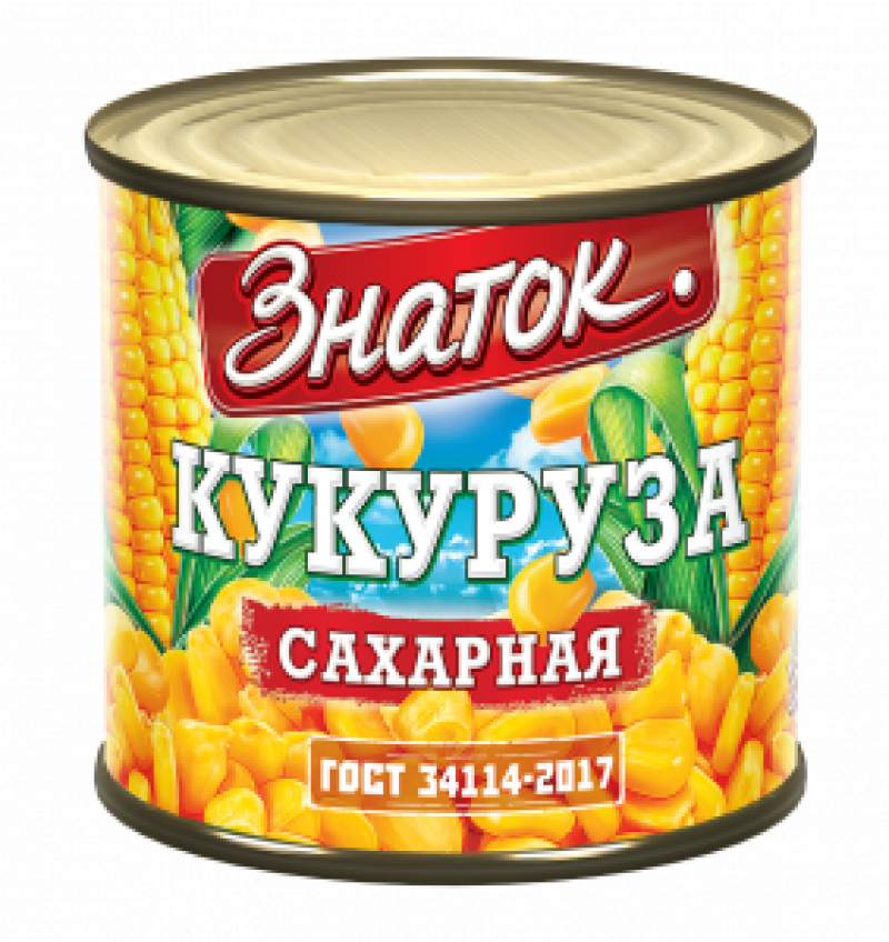 Кукуруза ТМ Знаток сладкая 340г