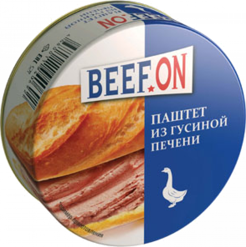 Паштет ТМ Beef-On из гусиной печени 70гр