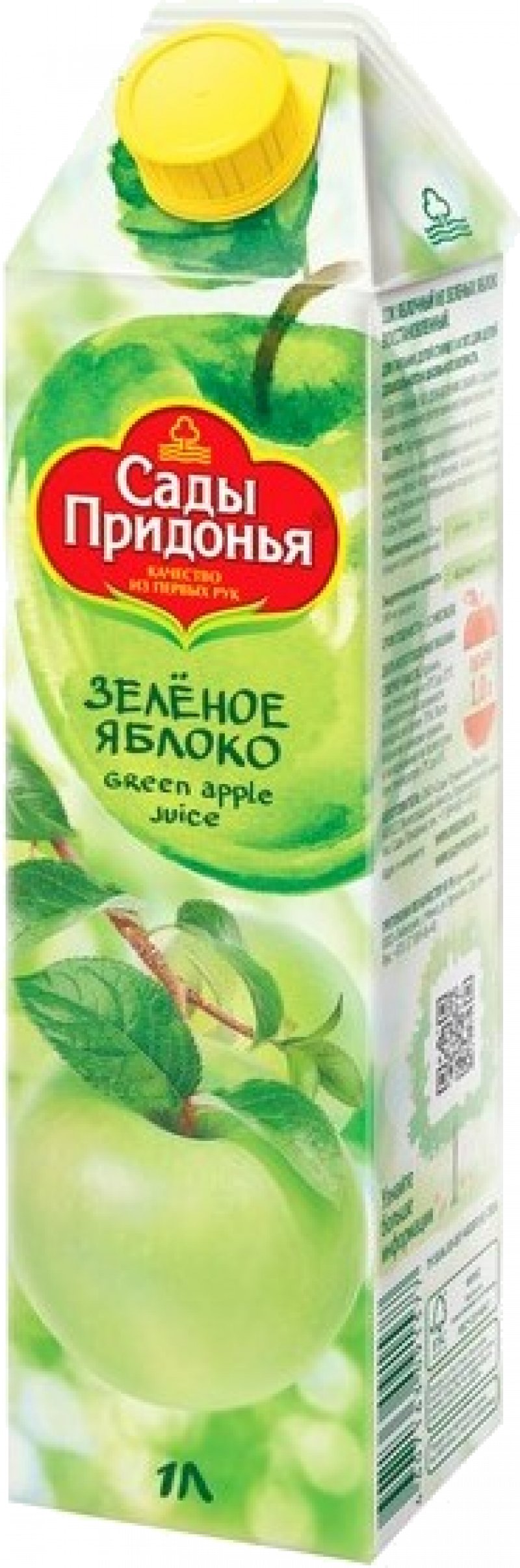Сок 1,0л Сады Придонья сок из зеленых яблок