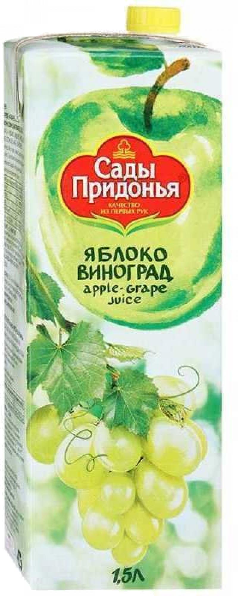 Сок 1,5л Сады Придонья сок яблочно-виноградный