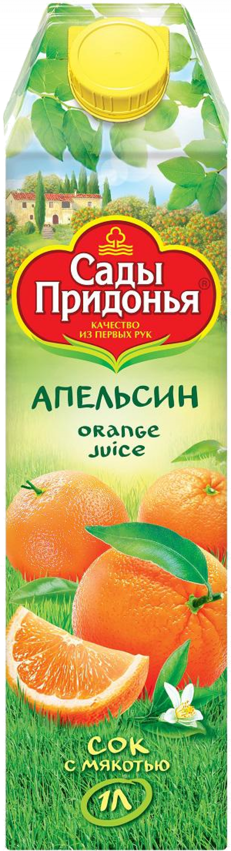 Сок 1,0л Сады Придонья сок апельсиновый