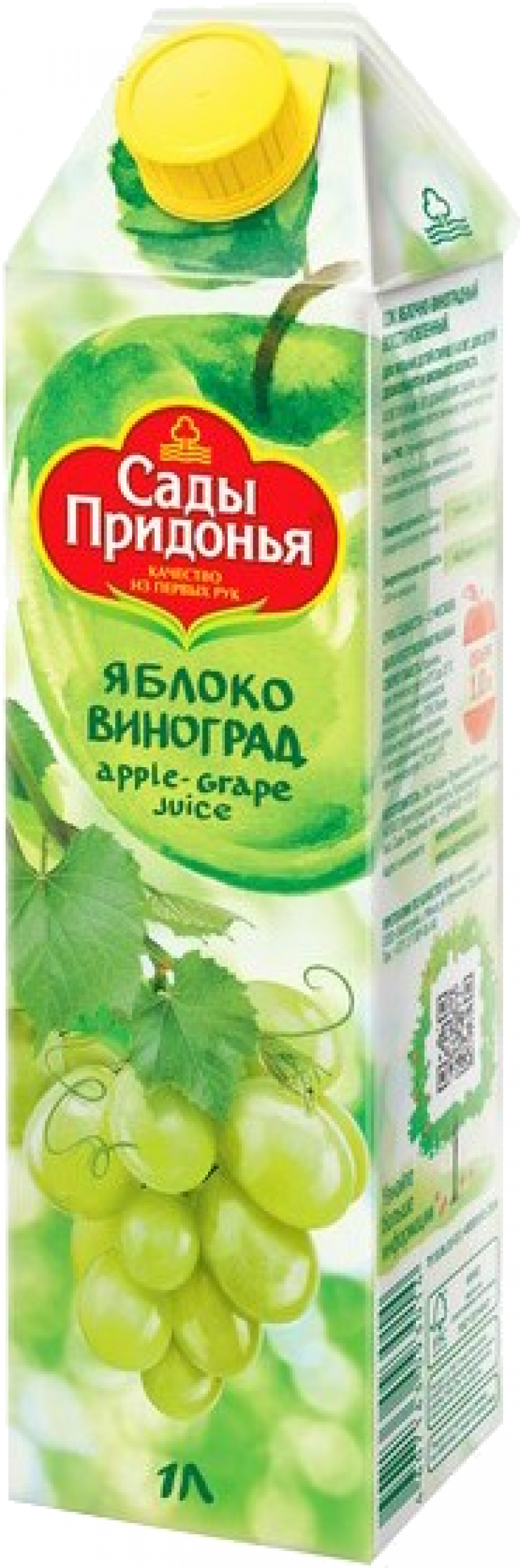 Сок 1,0л Сады Придонья сок яблочно-виноградный