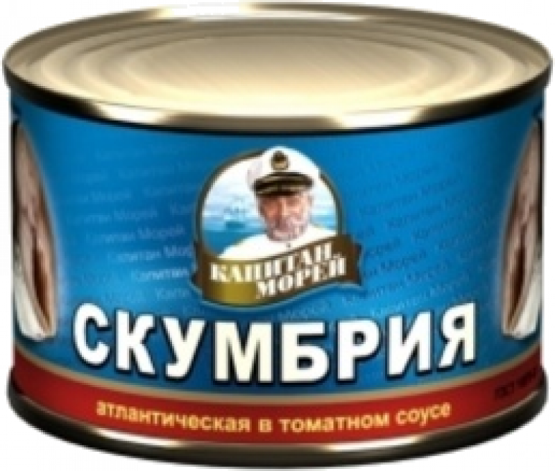 Скумбрия ТМ Капитан морей в томатном соусе №6 250г