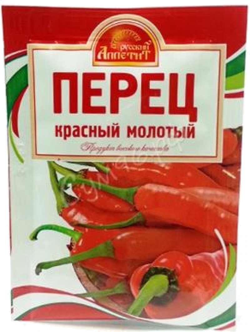 Перец ТМ Русский аппетит красный молотый 10г