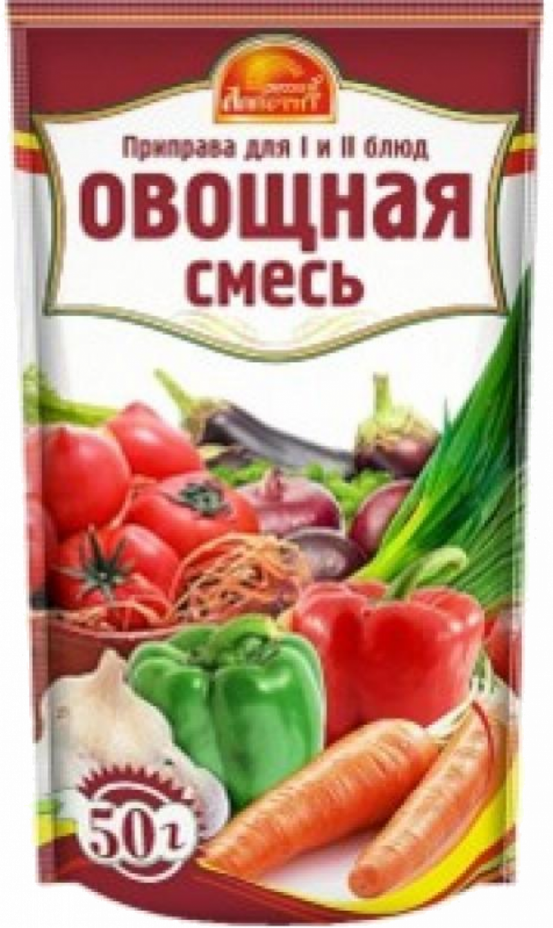 Приправа ТМ Русский аппетит Овощная смесь 50г