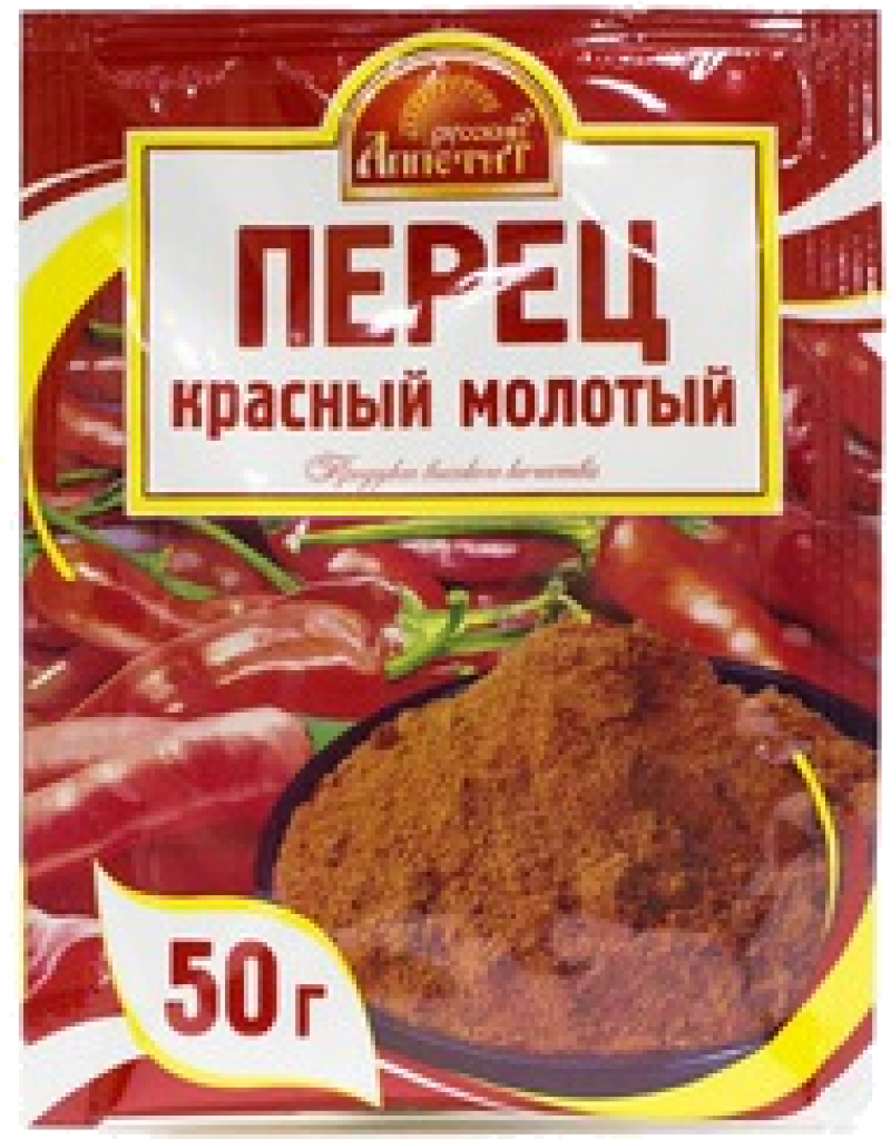 Перец ТМ Русский аппетит красный молотый 50г