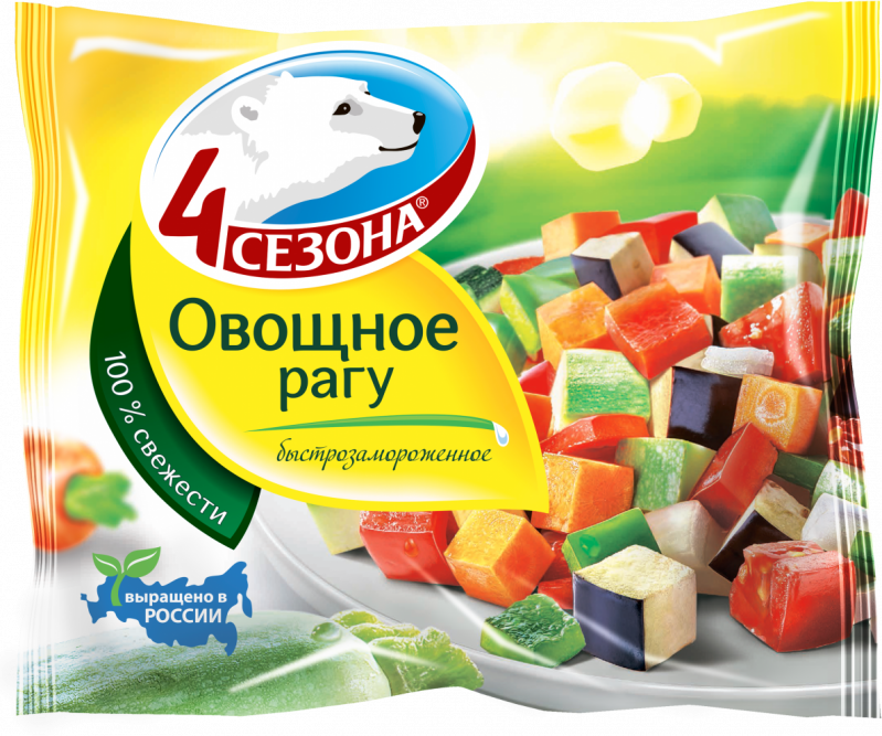 Замороженные овощи ТМ 4 Сезона Рагу Овощное 400г