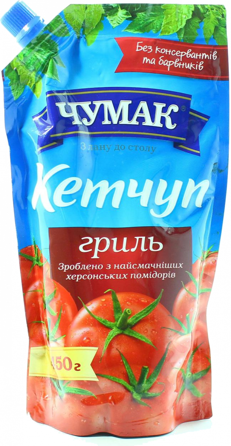 Кетчуп ТМ Чумак Дой-Пак 450 гр Гриль