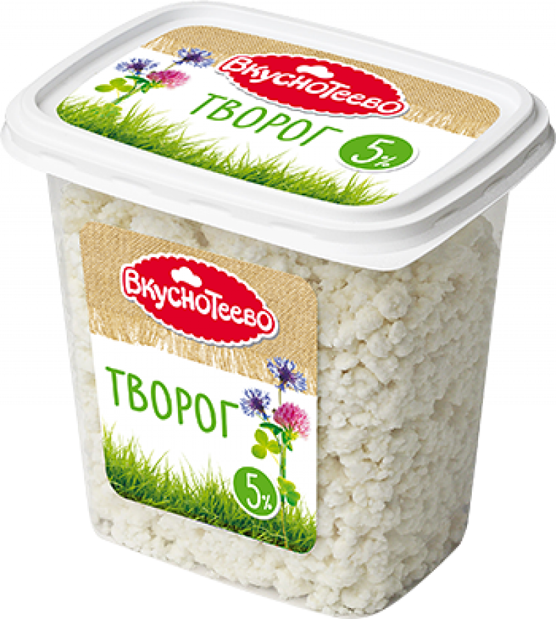 Творог ТМ Вкуснотеево 5% 300г