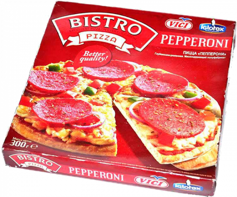 Пицца ТМ VICI Bistro с пепперони 300гр
