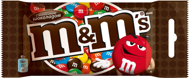 Шоколад ТМ M&M`s Шоколадный 45 гр
