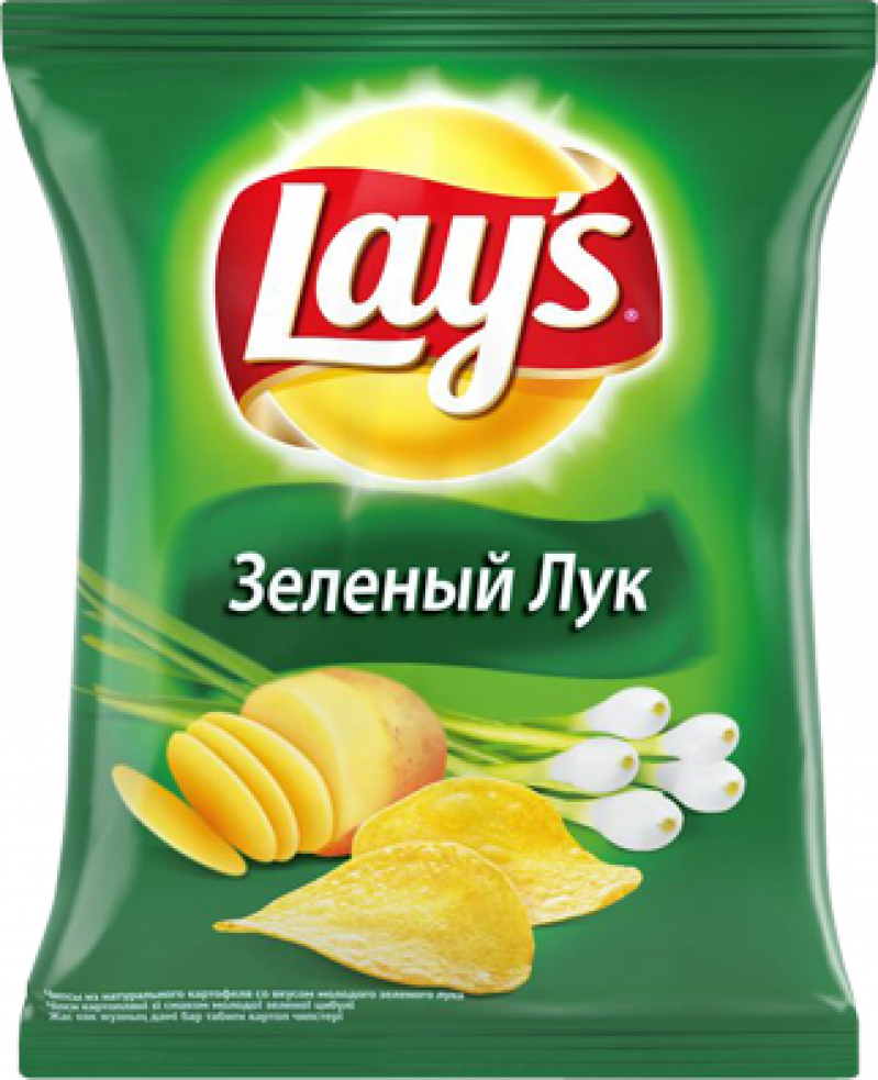 Чипсы ТМ Lays Молодой Зеленый Лук 225г