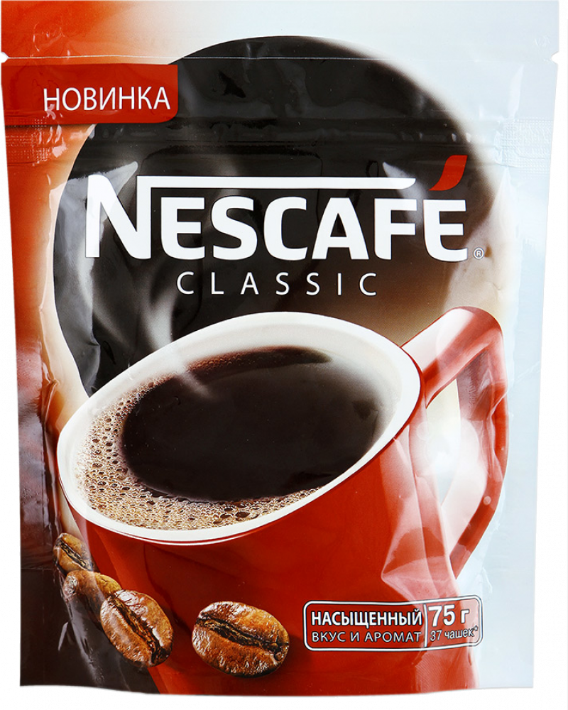 Кофе ТМ Nescafe Классик 75г