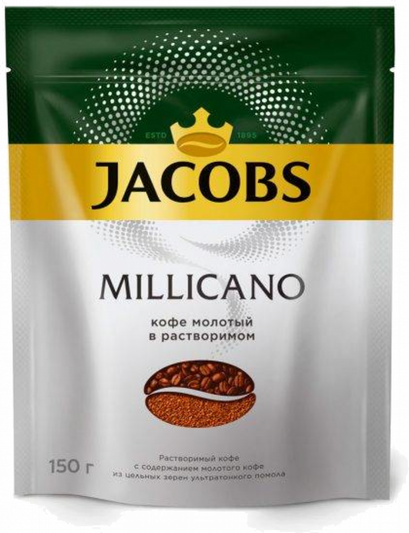 Кофе ТМ Jacobs monarch millicano растворимый 150г
