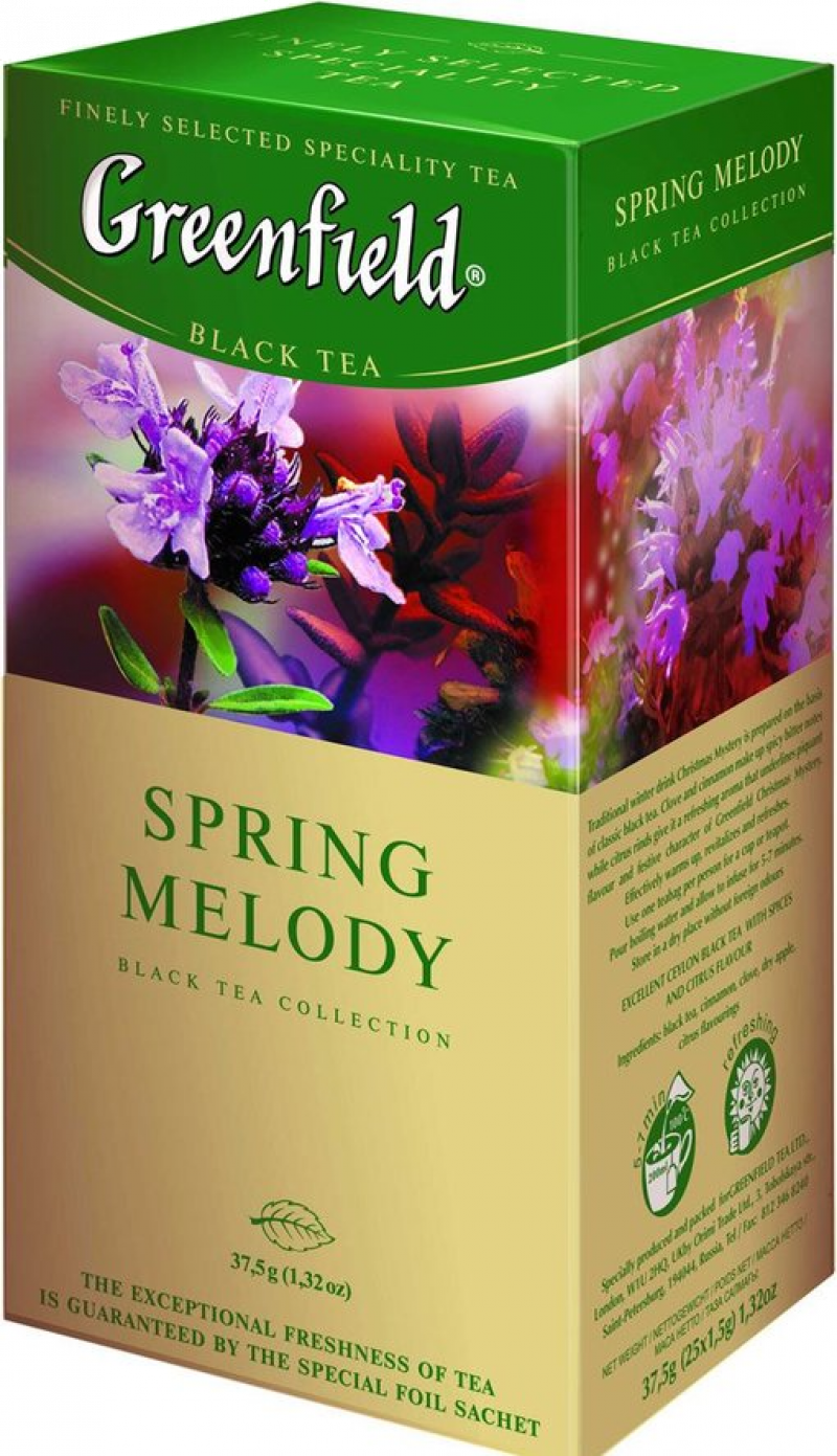 Чай ТМ Greenfield Spring Melody 1,5г*25п