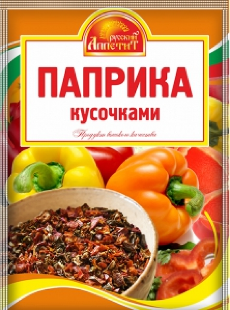 Паприка ТМ Русский аппетит кусочками 10г