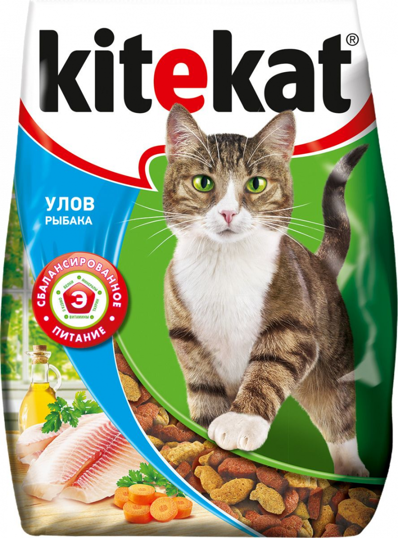 Корм ТМ Kitekat Улов рыбака 350г