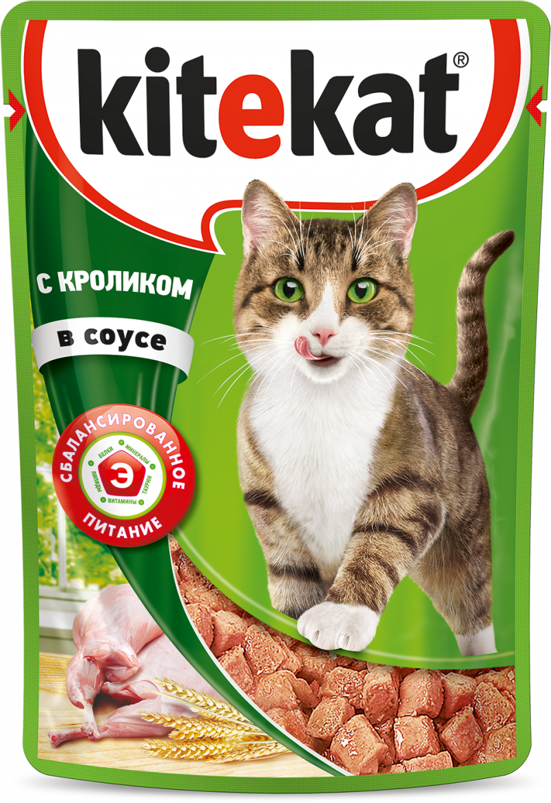 Корм ТМ Kitekat Кролик в соусе 85г