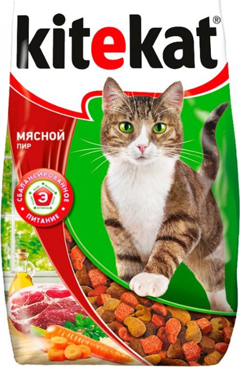 Корм ТМ Kitekat Мясной Пир 1,9кг