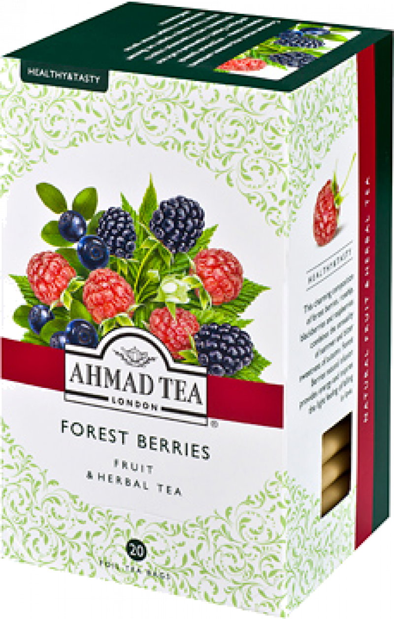 Чай ТМ Ahmad Tea Forest Berries травяной 20 пакетов