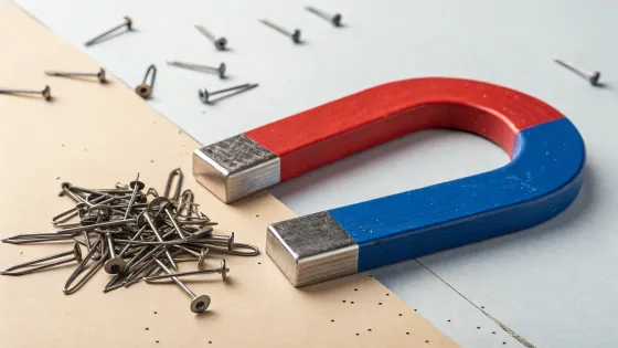 a-magnet-that-is-half-red-and-half-blue-attracts-i