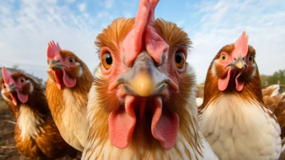 close-up-beautiful-chickens