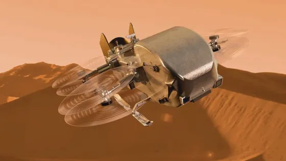 В США приступили к созданию дрона Dragonfly для Титана