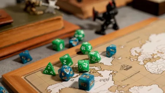 top-view-beautiful-rpg-still-life-items-v1