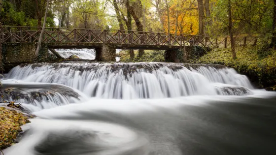 mesmerizing-view-bridge-beautiful-waterfall-middle-forest