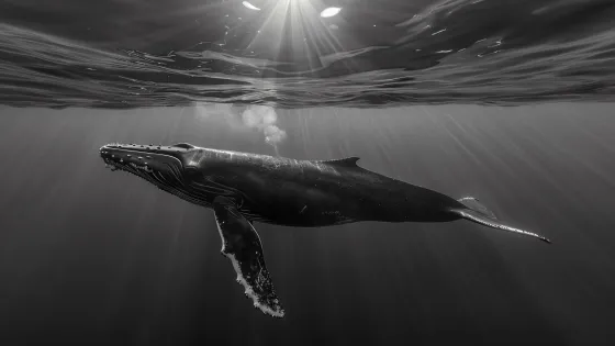 whale-wild-black-white