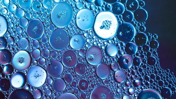 honeycomb-oil-drops-blue-hue