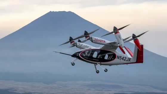 Air-taxi-Japan-Joby-Mt-Fuji