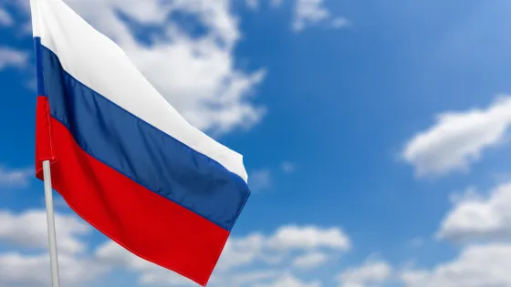 russian-flag-against-blue-sky