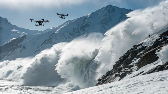 drones-in-the-mountains-cause-an-avalanche-of-snow