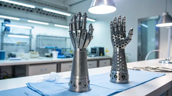 iron-prostheses-made-of-titanium-in-the-laboratory