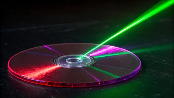 a-glass-disk-is-half-red--half-purple--with-a-gree