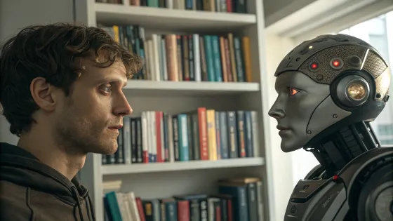 photorealistic-two-heads-in-profile-looking-at-eac