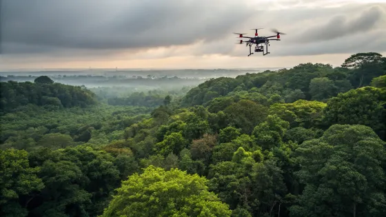 the-drone-is-flying-over-the-forest